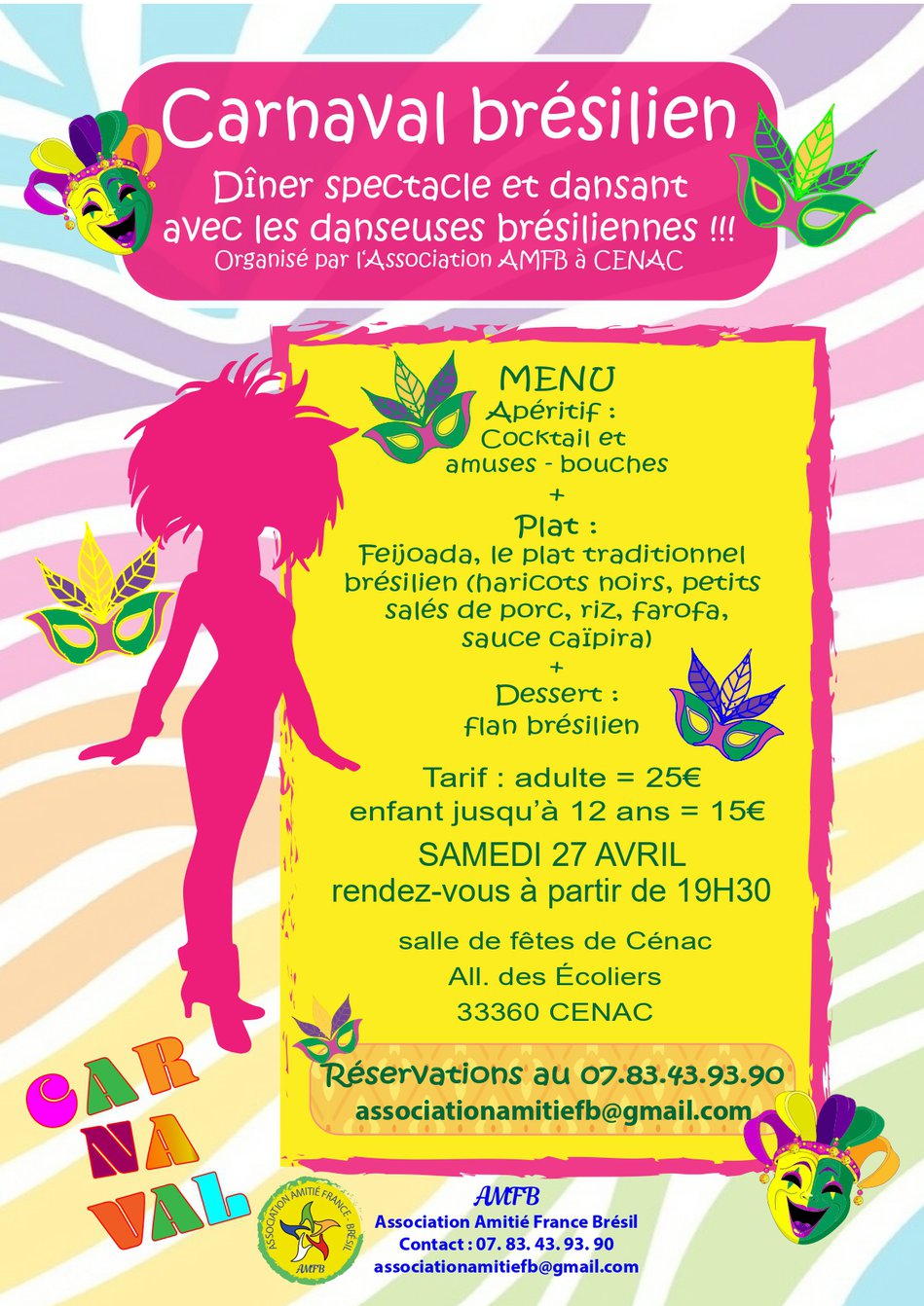 Carnaval de l'association amitié France/Brésil