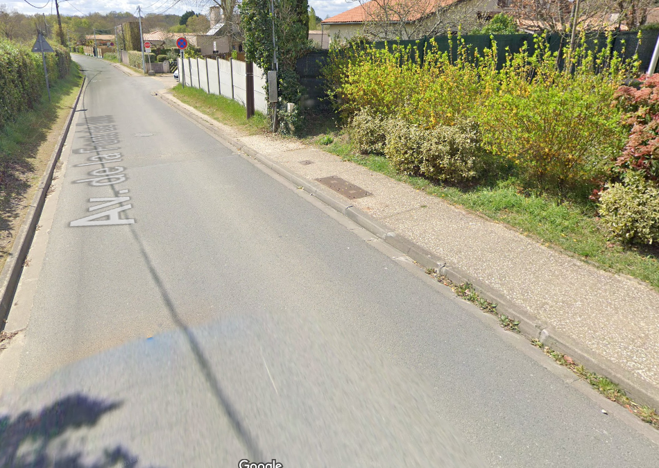 Travaux réalisés par la CDC des Portes de l’Entre-Deux-Mers sur l’Avenue de la Fon du Buc