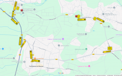 Travaux réalisés par le Centre Routier Départemental