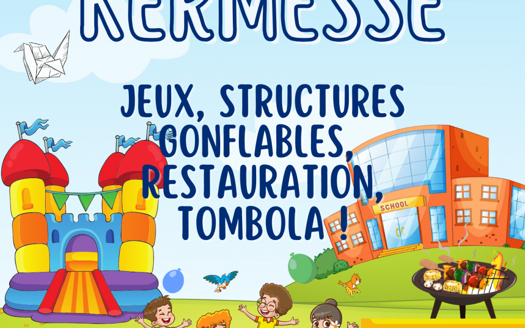 Kermesse de l’école organisé par l’association des parents d’élèves