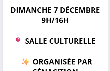 Bourse aux jouets et puériculture organisée par Cénac’tion