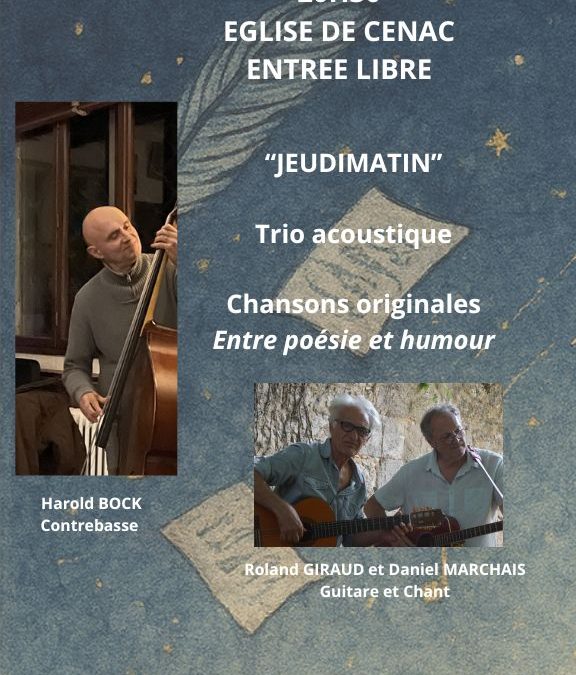 Concert du groupe « JEUDIMATIN »