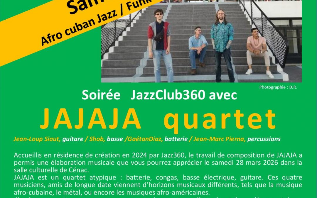🎶 Soirée JazzClub360 à Cénac ! 🎶
