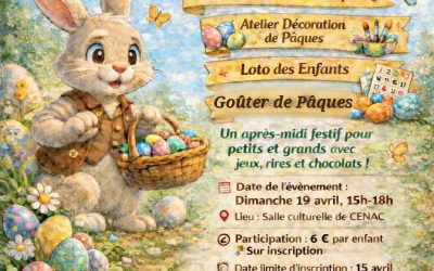 🐣🌸 Grande animation de Pâques à Cénac ! 🌸🐣