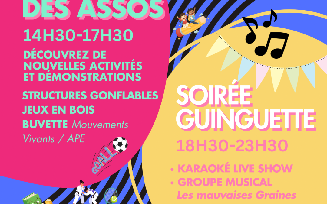 🎉 Festival des Associations  et Guinguette à Cénac ! 🎉