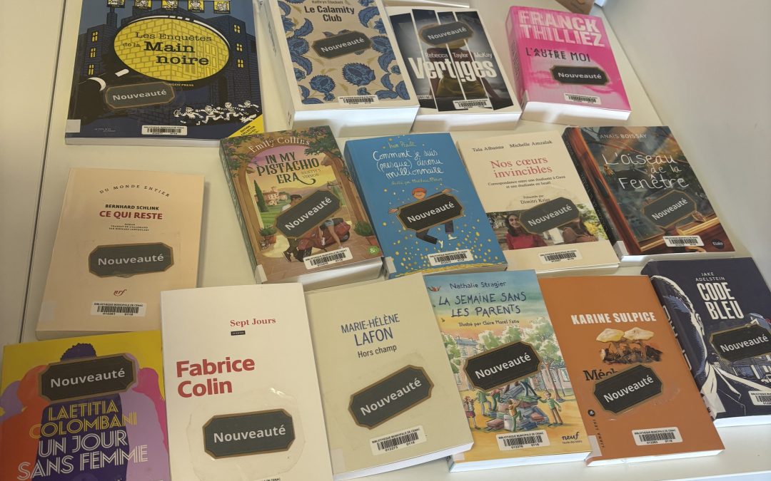 ☀️ Les nouveautés vous attendent à la bibliothèque de Cénac ☀️