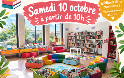 📚✨ LA BIBLIOTHÈQUE DE CÉNAC FAIT PEAU NEUVE ! ✨📚